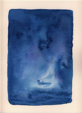 barca blu bassa risoluzione